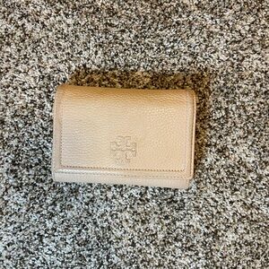 Tory Burch light pink/Beige Leather Wallet